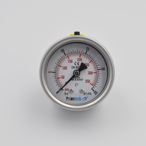 Manómetro  63mm 0-25 Bar/ 350 Psi Inox Total Posterior PRIMETECH
