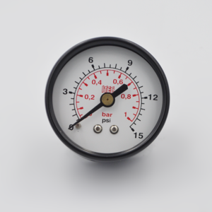 Manómetro .STAND.DN63mm 0+1BAR POST.1/4"ITEC