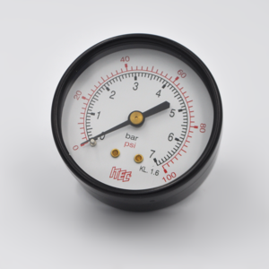 Manómetro .STAND.DN63mm 0+7BAR POST.1/4"ITEC